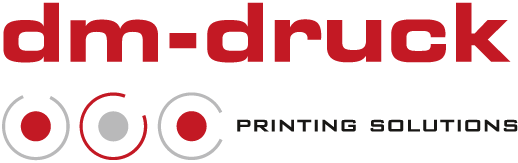 Logo von DM Druck – dem Anbieter von Seitenscheibenplakate.de